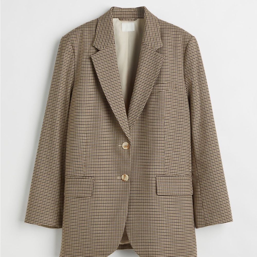 Brand new H&M Suit Jacket - Oversized Plaid Blazer